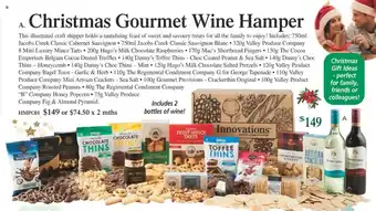 Christmas Gourmet Wine Hamper