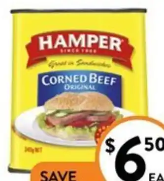 Foodworks Hamper Corned Beef 340g offer