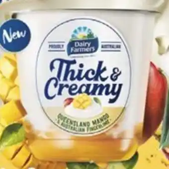 Foodworks Dairy Farmers Thick & Creamy Yoghurt 140/150g offer