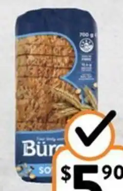 Foodworks Burgen Bread 700g offer