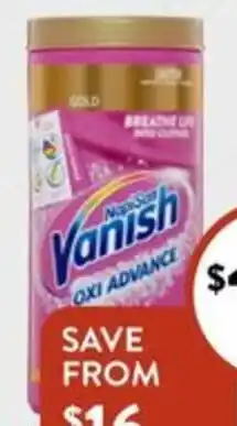 Foodworks Vanish Napisan Gold Stain Remover Powder 2kg offer
