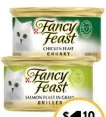 Foodworks Purina Fancy Feast Wet Cat Food 85g offer