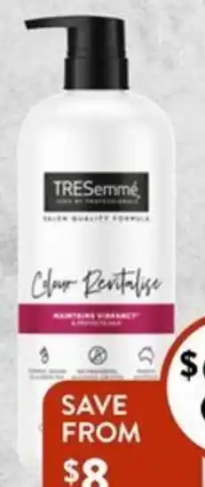 Foodworks Tresemme Shampoo or Conditioner 940ml offer