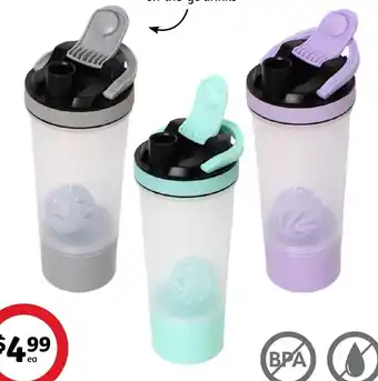 Coles 5 Seasons Protein Shaker with Storage offer