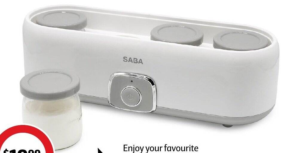 SABA Yoghurt Maker offer at Coles