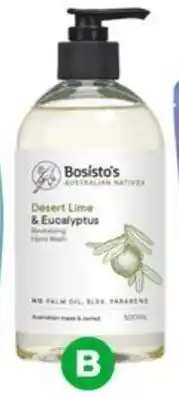 Woolworths Bosisto's Hand Wash 500ml offer