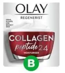Woolworths Olay Regenerist Collagen Peptide 24 Moisturiser 50g offer