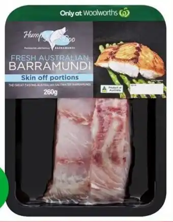 Woolworths Humpty Doo Skin Off Barramundi 260g offer