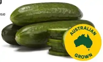 Woolworths Australian Lebanese Cucumbers offer