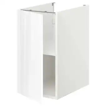 IKEA Enhet bc w shlf/door, white/high-gloss white, 40x62x75 cm offer