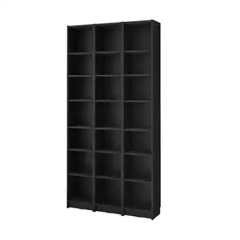 IKEA Billy bookcase comb with extension units, black oak effect, 120x28x237 cm offer