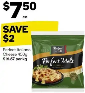 Woolworths Perfect Italiano Cheese 450g offer