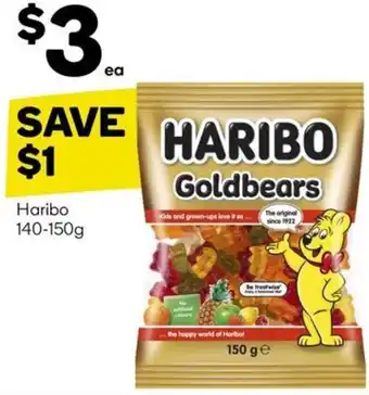 Woolworths Haribo 140-150g offer