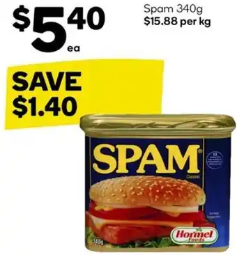 Woolworths Spam 340g offer