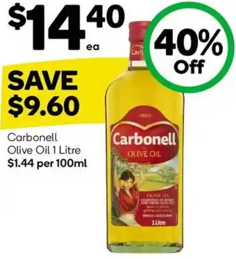 Woolworths Carbonell Olive Oil 1 Litre offer