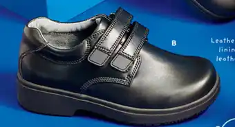 Premium Leather Double Strap School Shoes