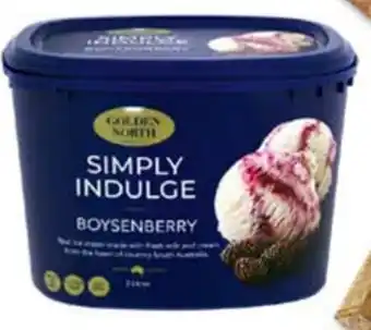Drakes Golden North Simply Indulge Ice Cream 2lt offer