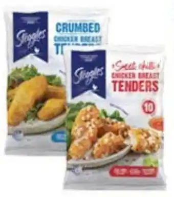 Drakes Steggles Chicken Breast Tenders Crumbed or Sweet Chilli1kg offer