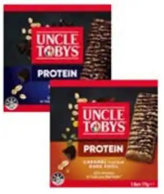 Drakes Uncle Tobys Protein Muesli Bars 175g offer