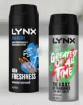 Drakes Lynx Antiperspirant or Deodorant Bodyspray 165ml offer