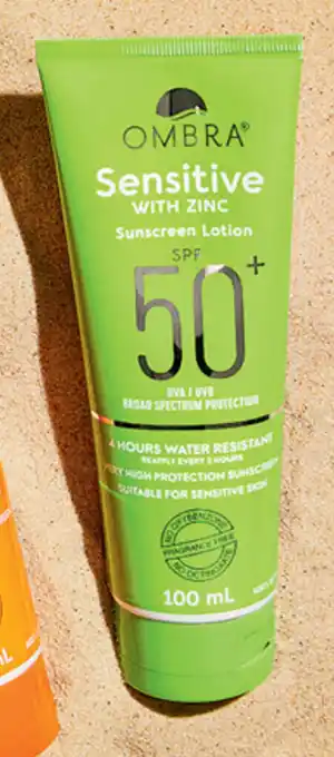 ALDI E Ombra Premium Sunscreen SPF50+ 100ml offer