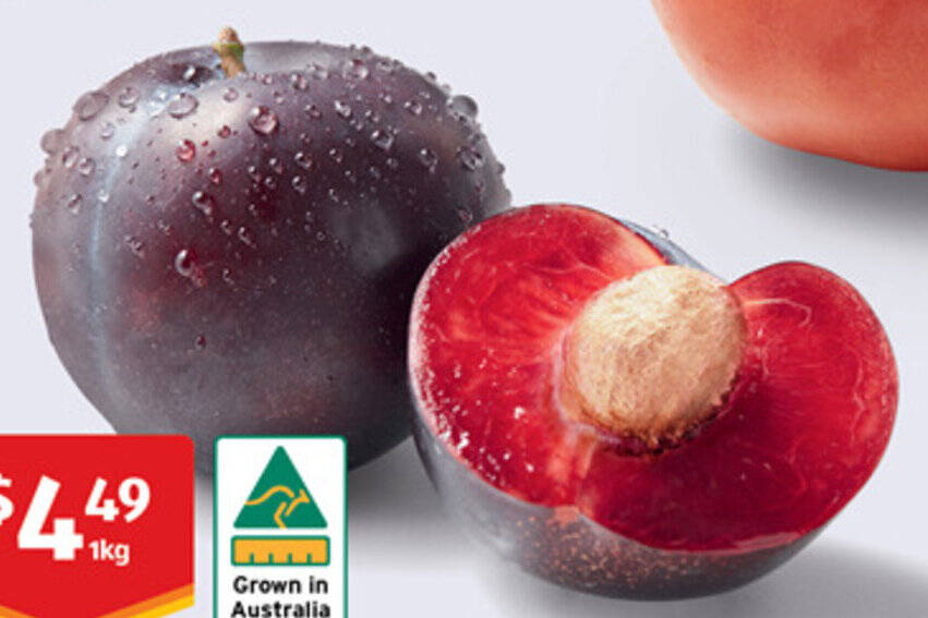 Australian Plums 1kg Pack offer at ALDI