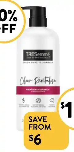 Foodworks Tresemme Shampoo or Conditioner 940ml offer