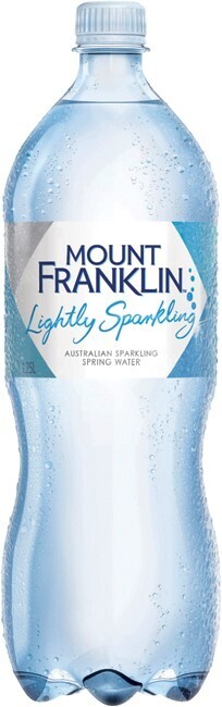 IGA Mount Franklin Lightly Sparkling Water 1.25 Litre Selected Varieties offer