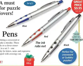 Erasable Ink Pen ERASP