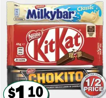 Friendly Grocer Nestle Chocolate Bars 35-50g Varieties offer