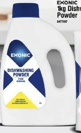EXONIC 1kg Dishwashing Powder