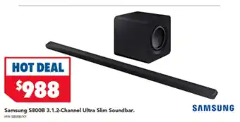 Harvey Norman Samsung S800B 3.1.2-Channel Ultra Slim Soundbar. offer