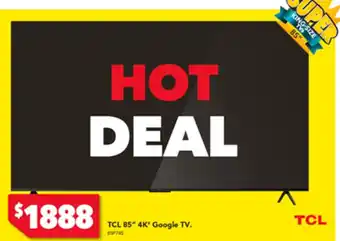 Harvey Norman TCL 85" 4K* Google TV. offer
