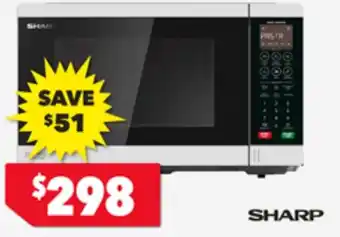 Sharp 32L Inverter Flatbed Microwave Oven-White.