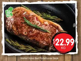 Spudshed Market Value Beef Porterhouse Steak offer