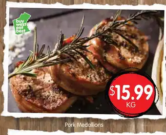 Spudshed Pork Medallions offer