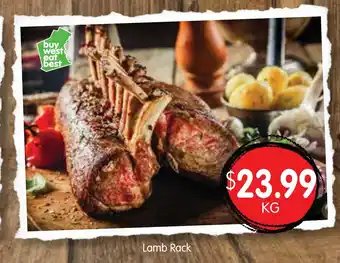 Spudshed Lamb Rack offer