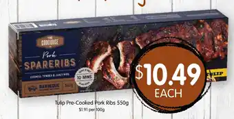 Spudshed Tulip Pre-Cooked Pork Ribs 550g offer