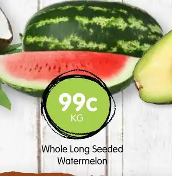 Spudshed Whole Long Seeded Watermelon offer