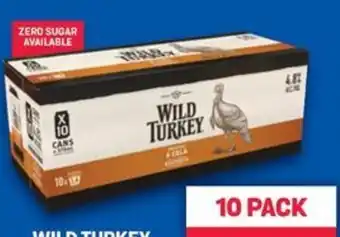 Bottlemart WILD TURKEY BOURBON & COLA 4.8% VARIETIES offer