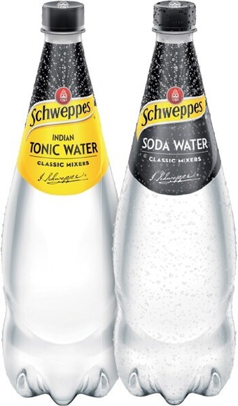 IGA Schweppes Mixers 1.1 Litre Selected Varieties offer