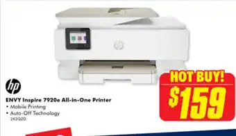 The Good Guys ENVY Inspire 7920e All-in-One Printer offer