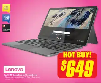 The Good Guys Duet 3 11" SnapDragon Chromebook offer