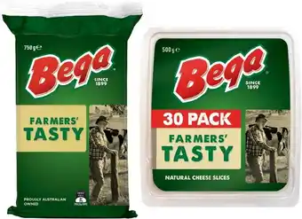 IGA Bega Cheese Block 750g or Slices 30 Pack Selected Varieties offer
