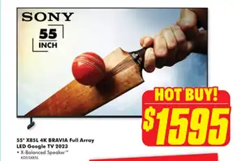 The Good Guys 55" X85L 4K BRAVIA Full Array LED Google TV 2023 offer