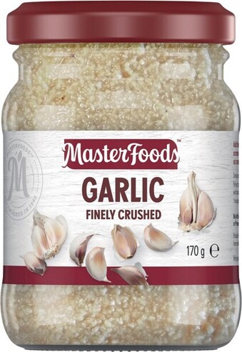 IGA MasterFoods Finely Crushed Garlic 170g offer