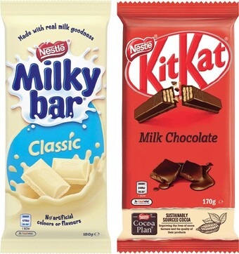 IGA Nestle or Allen&#039;s Chocolate Block 118-200g Selected Varieties offer
