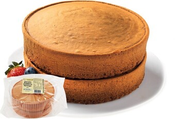 IGA Your Bakery Chocolate or Vanilla Double Unfilled Sponge Cake 460g offer