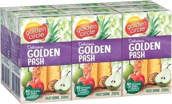 IGA Golden Circle Fruit Drink 6x250mL Selected Varieties offer