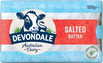 IGA Devondale Salted or Unsalted Butter 500g offer